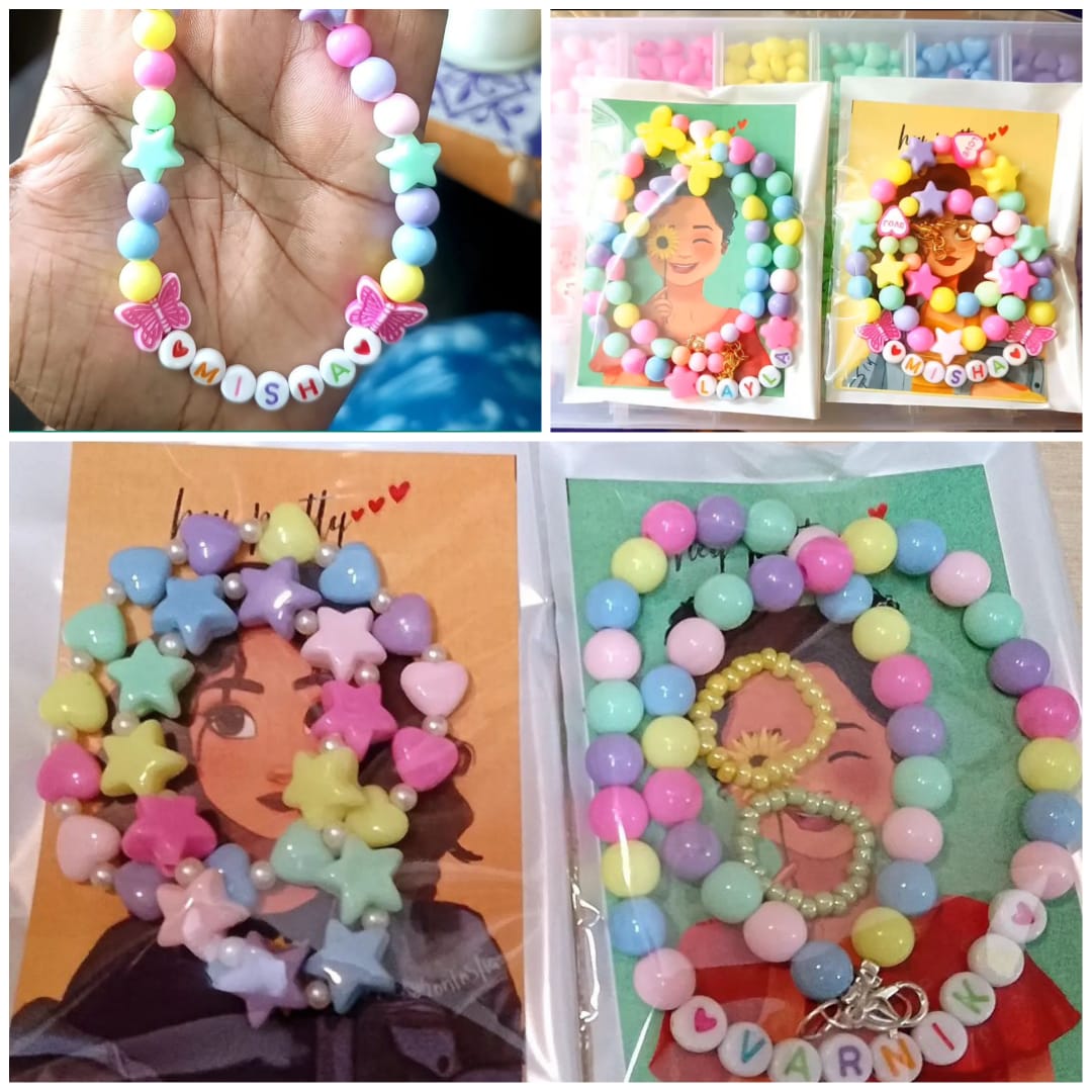 Bracelet making  activity for kids